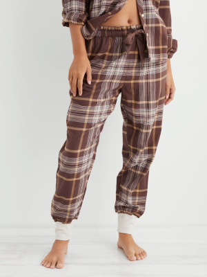 Aerie Flannel Pajama Jogger