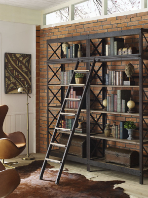 Head Wood Bookshelf Brown