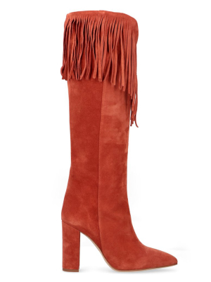 Paris Texas Fringed Detail Boots