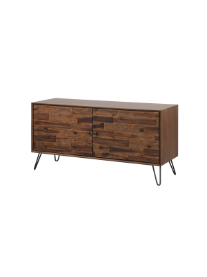 55" Anderson Tv Stand Dark Brown - Summerland Home