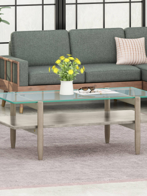 Leddy Acacia Wood Coffee Table - Christopher Knight Home