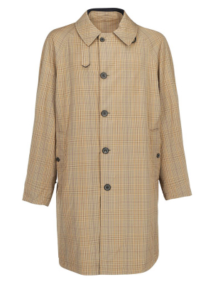 Lanvin Reversible Check Raincoat