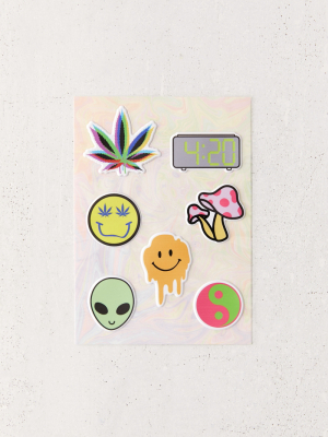 Psychedelic Sticker Set