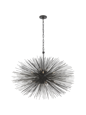 Strada Medium Oval Chandelier In Various Colors