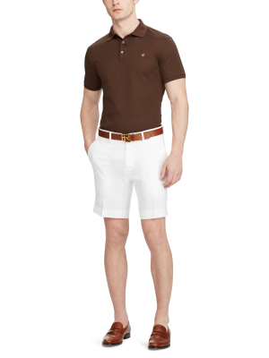 Straight Fit Linen Short