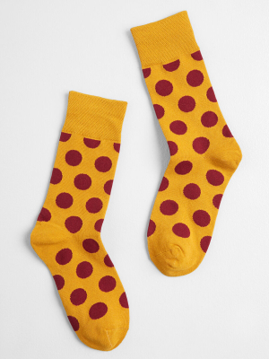 Poised Polka-dot Unisex Socks