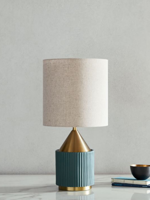 Modern Fluted Table Lamp - Small