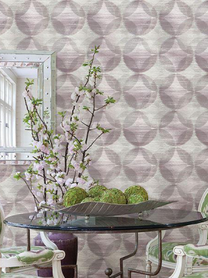 Alchemy Geometric Wallpaper In Purple From The Celadon Collection By Brewster Home Fashions