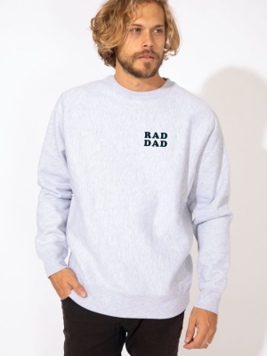 Rad Dad Mens Sweatshirt - Hthr