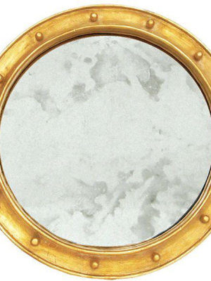 Federal Gold Leaf Federal Style Frame W/ Antique Mirror