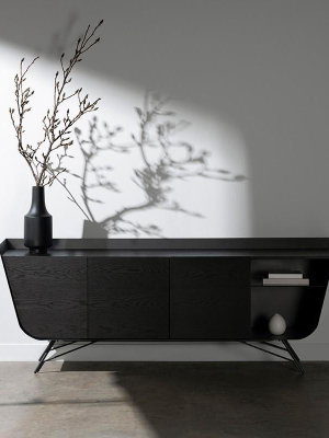 Nuevo Noori Sideboard Cabinet - Onyx