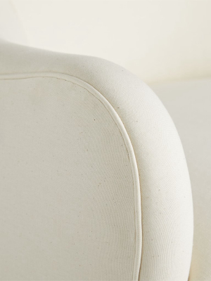 Delfino Chair Muslin Swivel