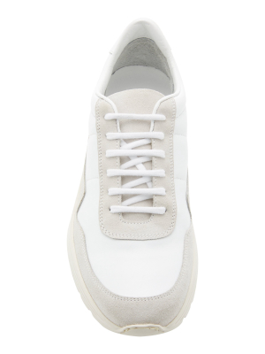 Cross Trainer Leather And Suede Sneakers