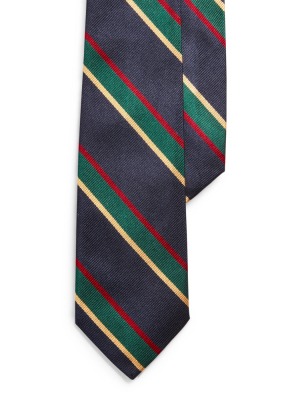 Regimental-stripe Silk Tie