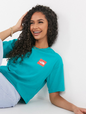 The North Face Ux Crop T-shirt In Blue