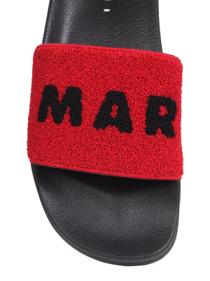 Marni Logo Patch Sandals