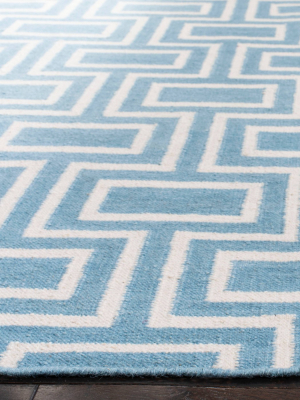 Montauk Flat Weave Geometric Wool Area Rug - Safavieh