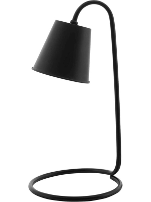 Proton Metal Table Lamp Black