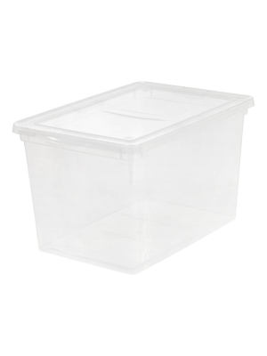 Iris 68qt Storage Box Clear