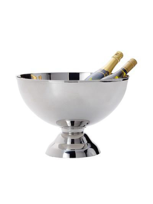 Landon Stainless Steel Punch Bowl Wine Chiller In Large Design By Torre & Tagus