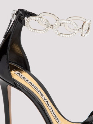 Alexandre Vauthier Bella Chain Ankle-strap Sandals