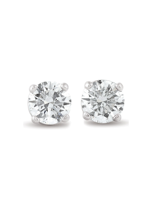 Pompeii3 1/4ct Diamond Studs 14k White Gold