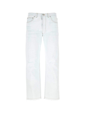 Maison Margiela Bleached Effect Straight-leg Jeans