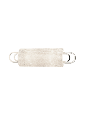 Buckley 2 Light Bath Bracket Polished Nickel