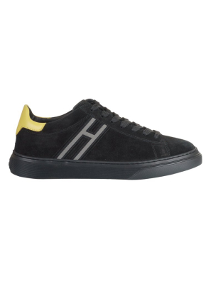 Hogan Logo Patched Low-top Sneakers