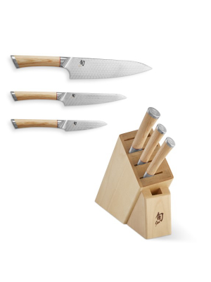 Shun Hikari 4-piece Knife Set