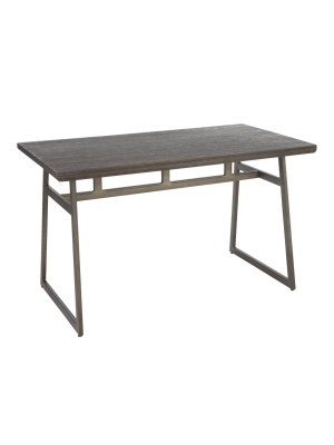 Geo Industrial Dining Table - Lumisource