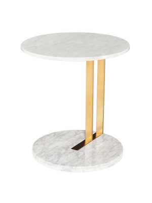 Nuevo Lia Side Table - White