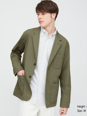 Men Lightweight Cotton Jacket