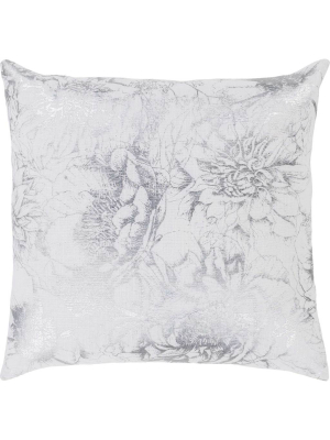 Cruz Pillow White/silver