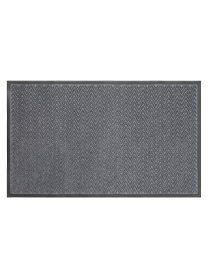 3'x5' Gateway Utility Doormat Charcoal - Mohawk