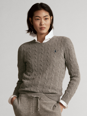 Cable Wool Crewneck Sweater