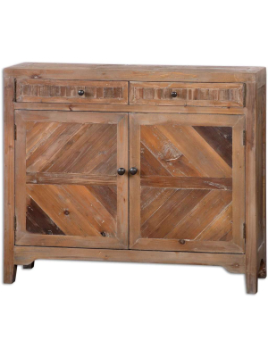 Hesperos Reclaimed Wood Console Cabinet