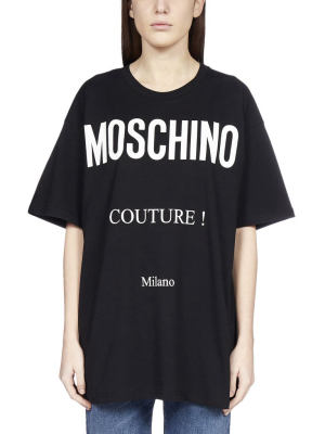 Moschino Couture Logo Printed T-shirt