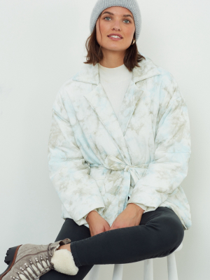 Bennie Tie-dye Puffer Jacket