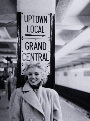 Four Hands Grand Central Marilyn Photo - Black And White