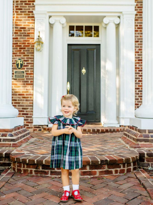 Dorothy Day Dress - Old Campus Clad With Richmond Red Picot