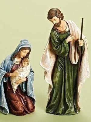 Roman 2-piece Holy Family Religious Christmas Nativity Statues 12"