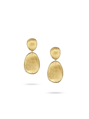 Marco Bicego® Lunaria Collection 18k Yellow Gold Small Double Drop Earrings