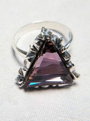 Trinity Violet Lilac Ring