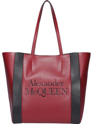 Alexander Mcqueen Signature Shopper Tote Bag