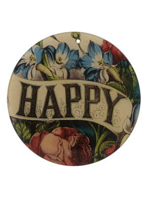 Happy (5" Round)