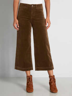 High-time For Hygge Wide-leg Corduroy Pants