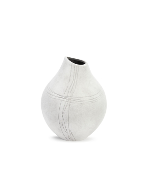 Demdaco Faithful Journey Vase White