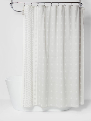 Printed Shower Curtain Gray - Opalhouse™