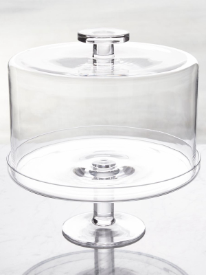 Footed Cake Stand With Dome